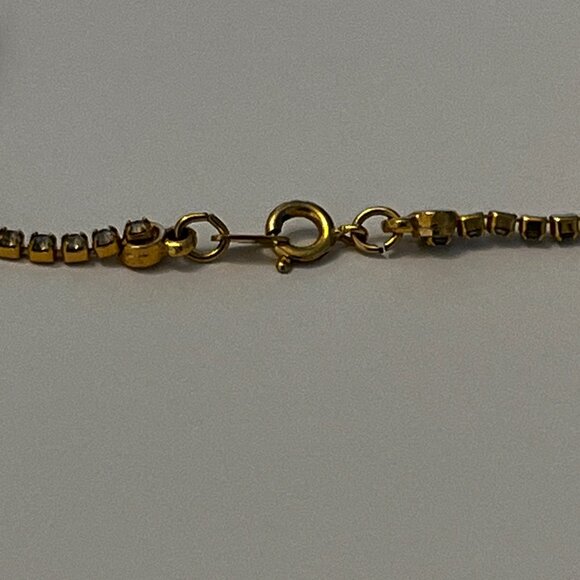 Gold-Plated Gems Necklace - Picture 4 of 4